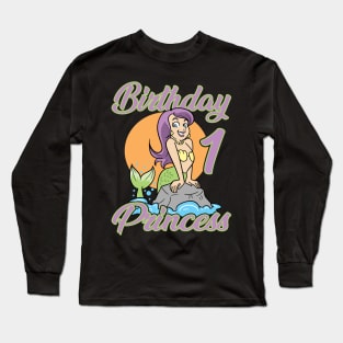 It's my First Birthday Mermaid Princess Long Sleeve T-Shirt